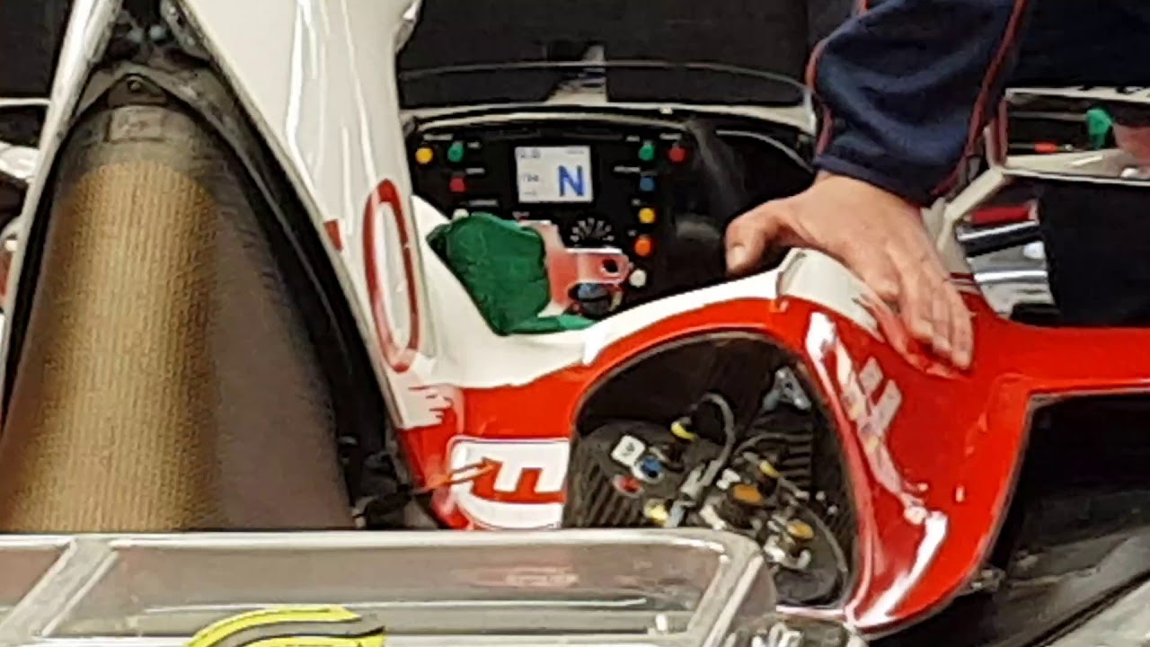 Toyota TF105 fireup