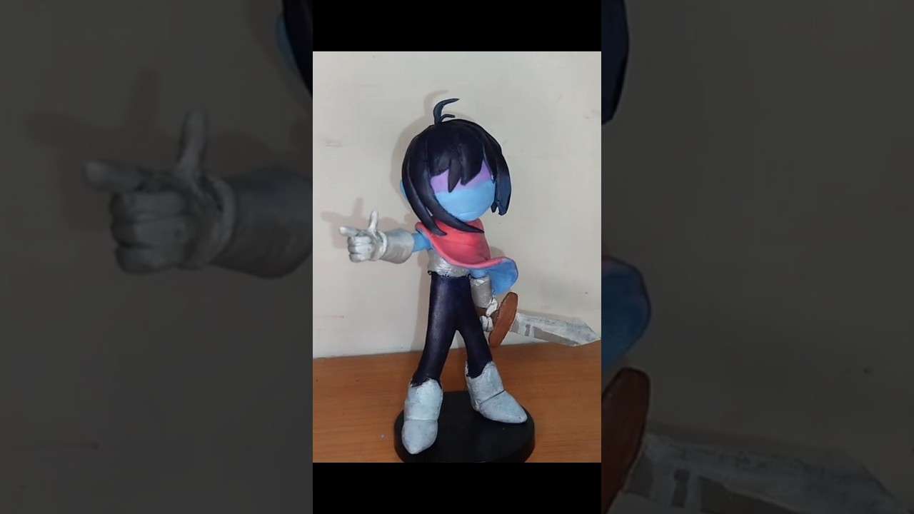 Making Kris clay art - deltarune cap 4 #deltarune