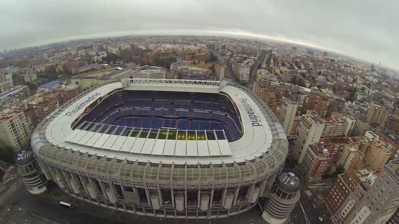 Estadio santiago bernabéu Stadium Real Madrid C.F. Filmed with DJI Phantom Drone + GoPro 3 Black