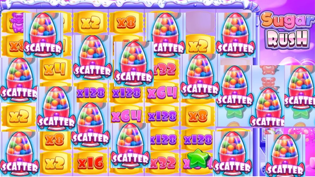 Sweet Wins Await in Sugar Rush Pragmatic Buy Bonus! 🍭🎰  #SugarRushSlots #bigwinslots