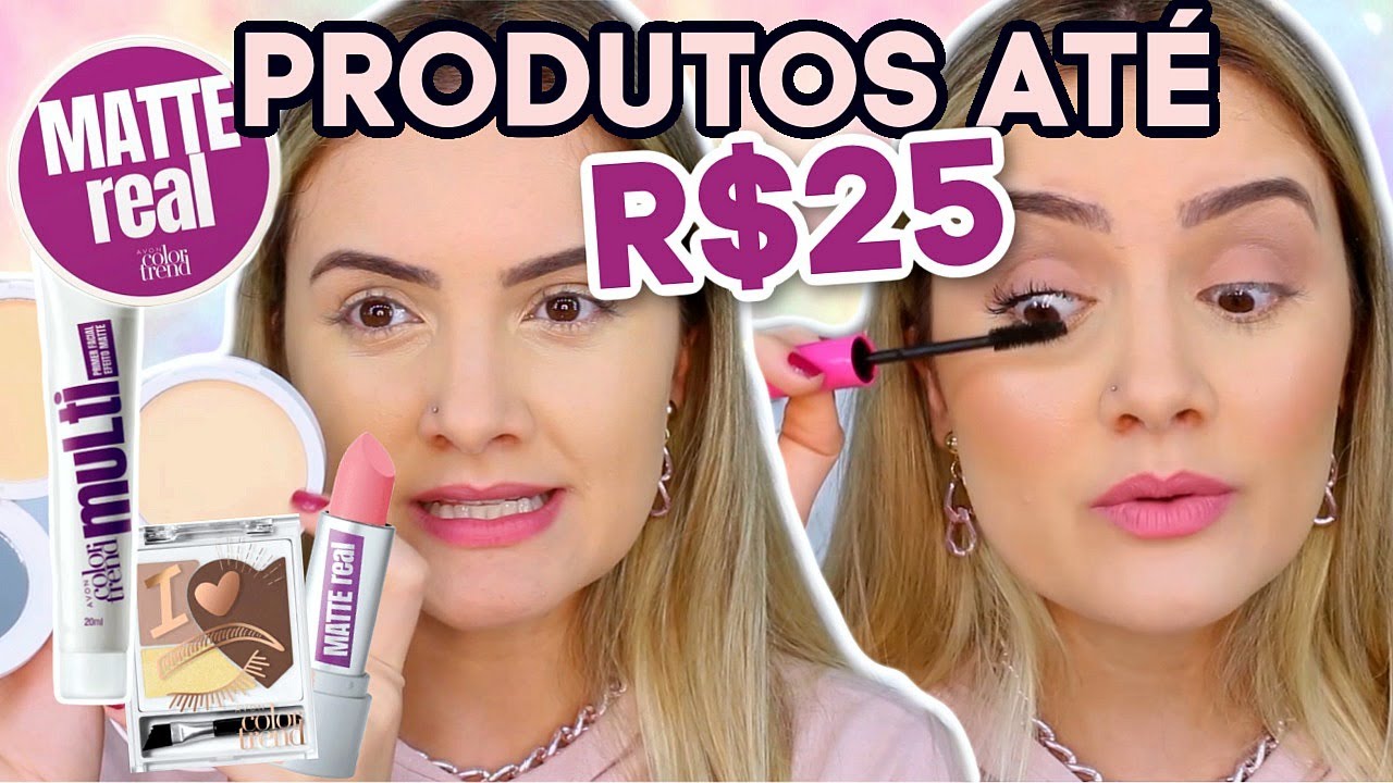 MAKE COM PRODUTOS COLOR TREND AVON