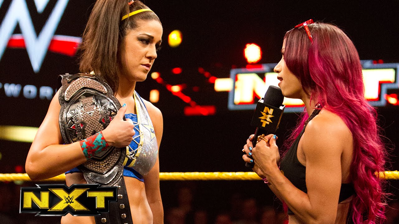 Sasha Banks confronts NXT Women's Champion Bayley: WWE NXT, September 16, 2015