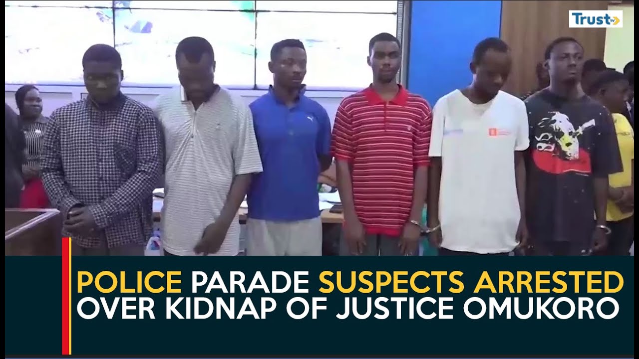 Bayelsa Abduction: Police Parade Suspects Arrested Over Kidnap Of Justice Omukoro