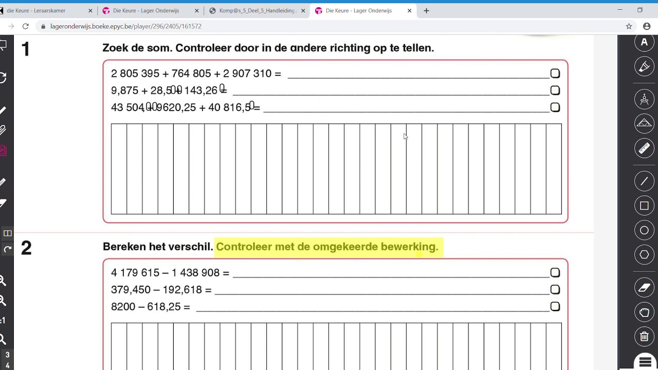 woensdag 22 april   wiskundeles
