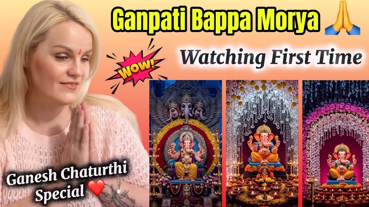 Lord Ganesha Reaction | She Was Shocked by Ganesh Chaturthi Celebration 🎉 