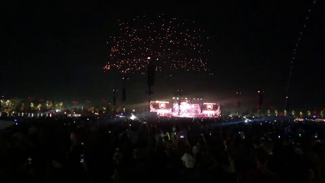 Odesza coachella live-full Drone amazing Gopro hero 6