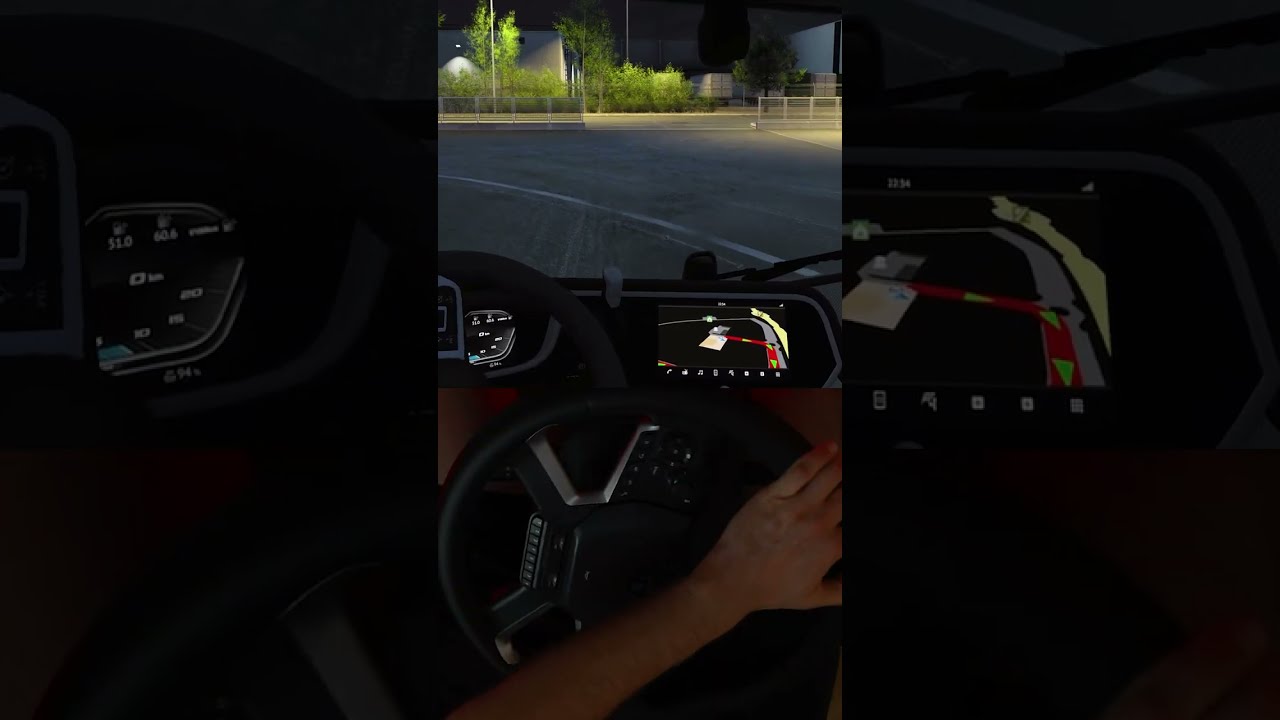 [ETS2+PROMODS] Night Delivery in Portugal – Realistic Trucking #shorts #ets #promods