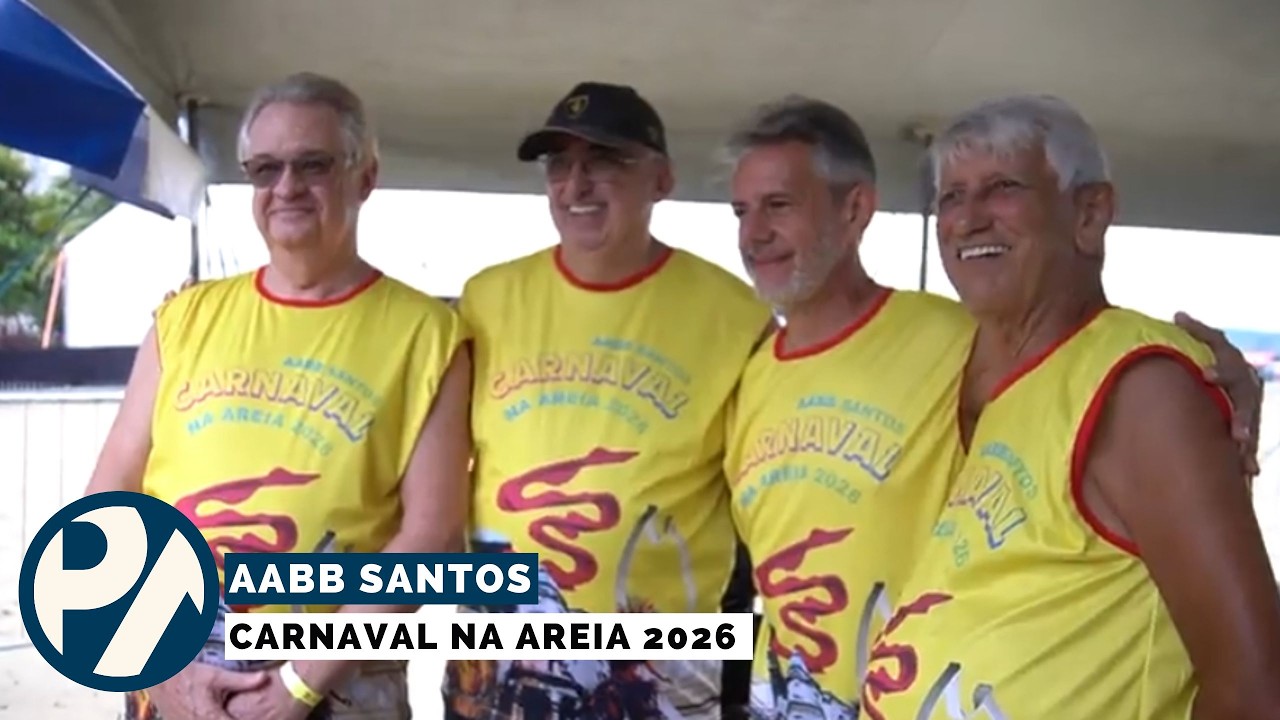 Carnaval na areia AABB Santos - Programa Pedro Alcântara - 14.02.26