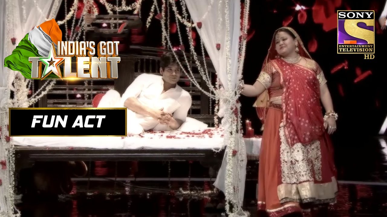 Bharti और Sidharth Shukla की पहली Night | India's Got Talent Season 6 | Fun Act