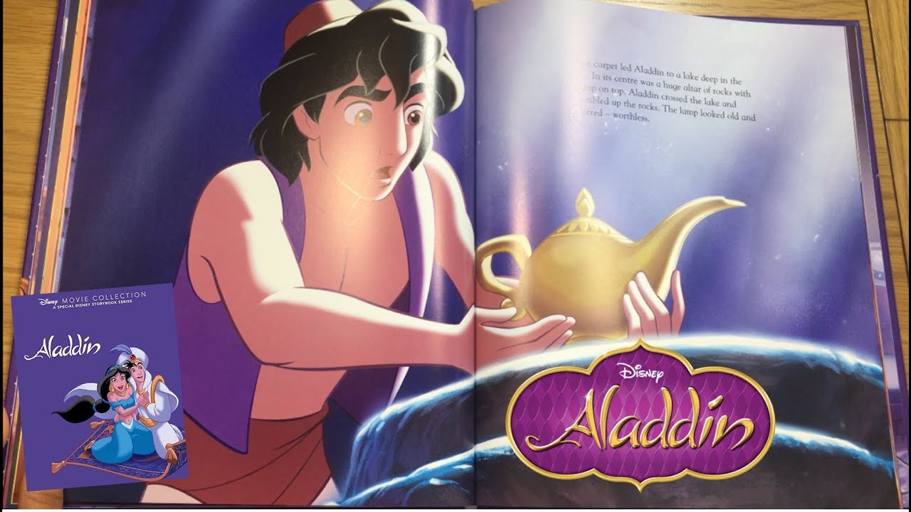 Disney Aladdin Movie Collection Storybook - Bedtime Read Along for kids