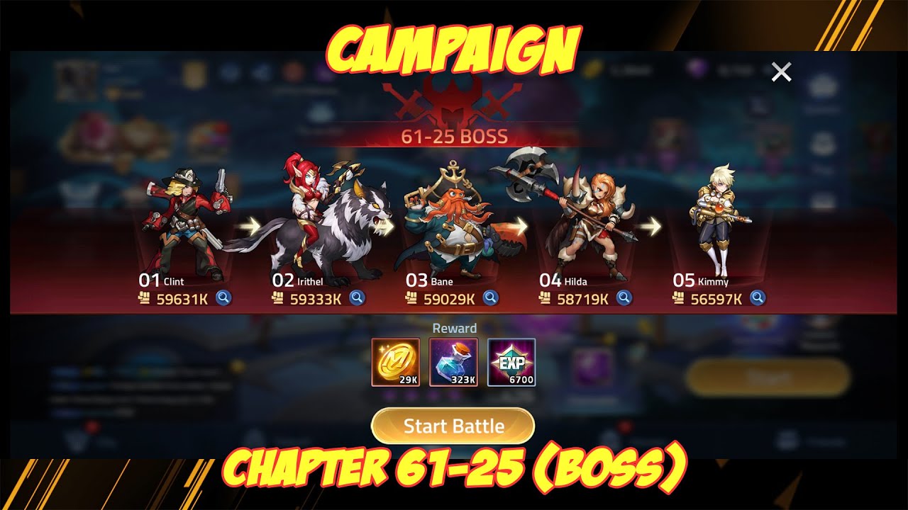 Mobile Legends Adventure Campaign 61-25 (Boss)