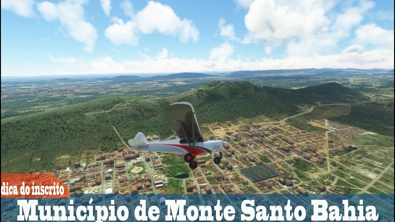 Microsoft Flight Simulator 2020 Município de Monte Santo Bahia dica  do inscrito
