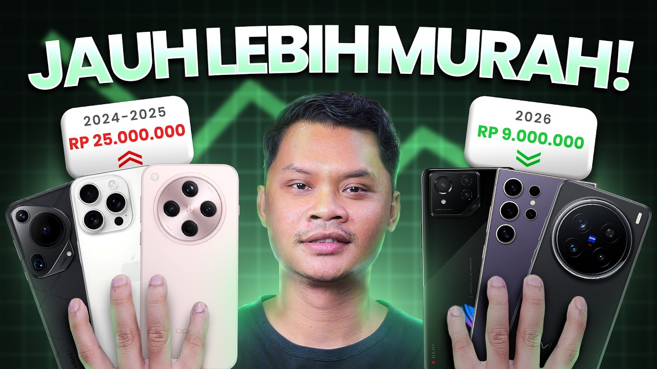 Dulu 25 juta, Sekarang 8 JUTA ! Ini Rekomendasi HP Flaghsip yang udah turun HARGA !