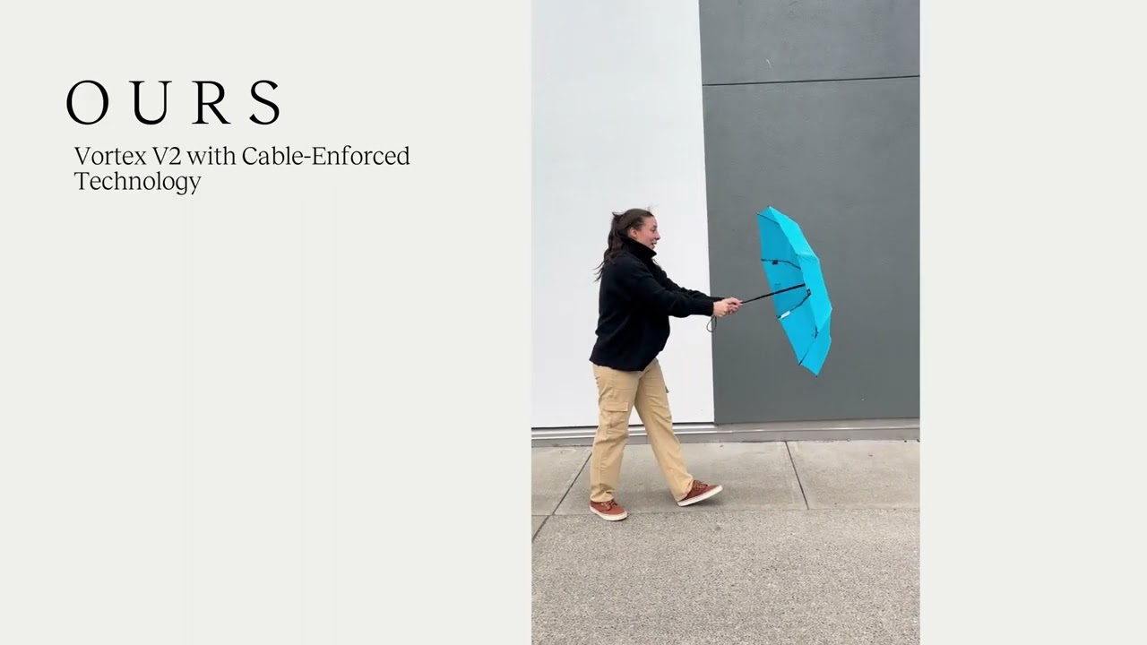 Vortex Windproof Umbrella Demo Video