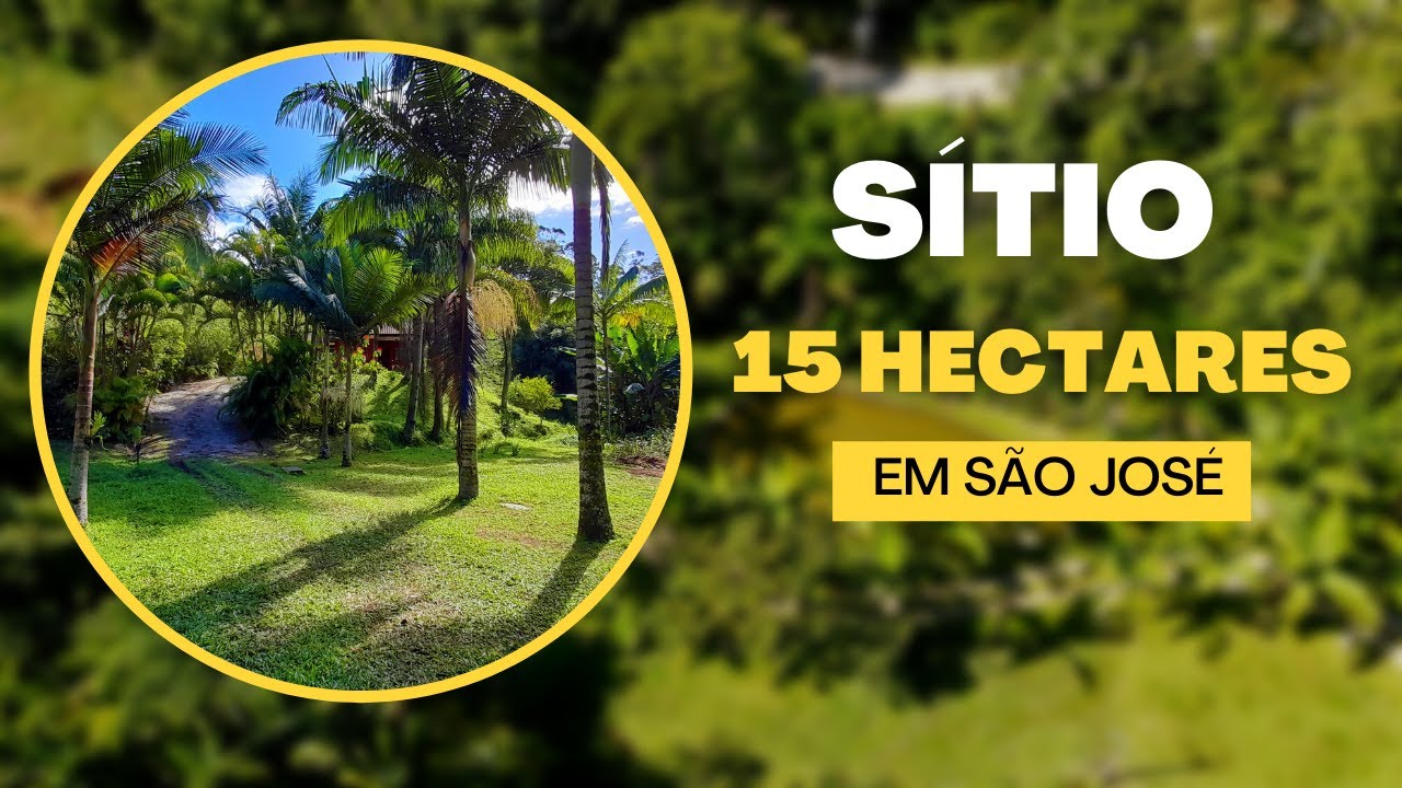 Sítio com Duas Casas Localizado em São José   Santa Catarina