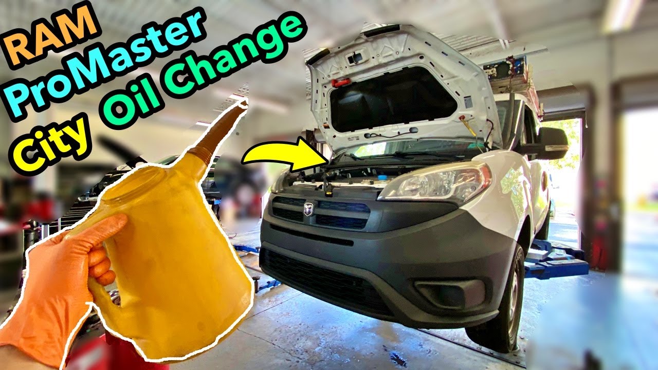 How To | RAM ProMaster  City | Oil Change | DIY