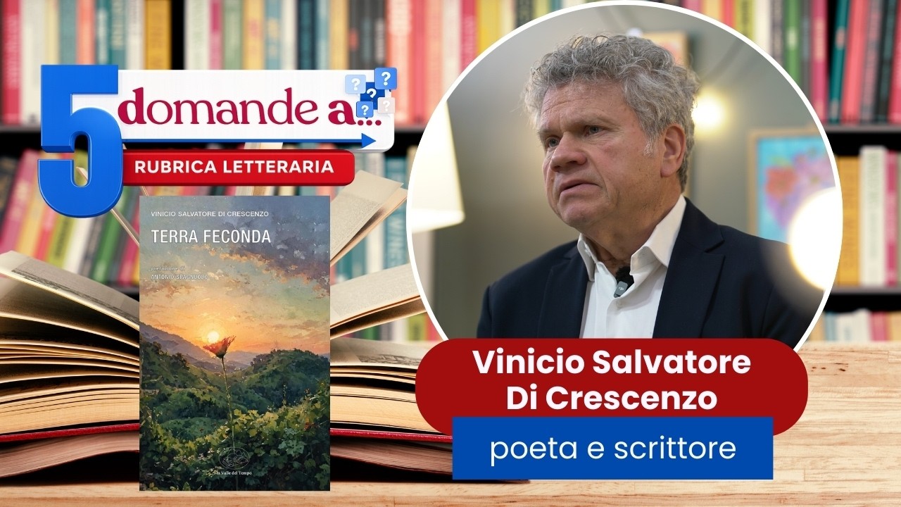 5 domande a... Vinicio Salvatore Di Crescenzo, scrittore e poeta. Intervista di Andrea Contorni