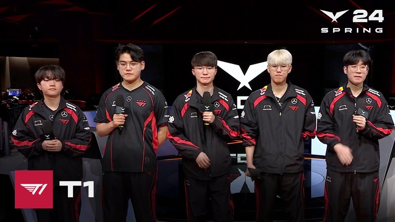 T1 인터뷰 | DRX vs. T1 | 03.23 | 2024 LCK 스프링 스플릿