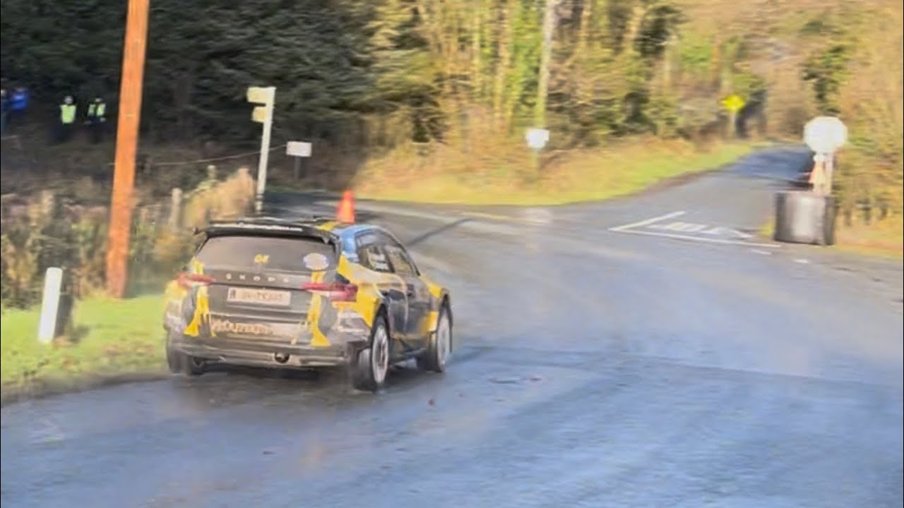 Galway International Rally Stage 11 Ballyfa Jump