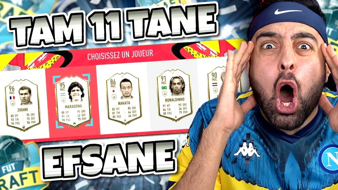 DÜNYA REKORU FUT DRAFT DA 11 TANE EFSANE ÇIKTI 😱 Fut Draft Survivor !