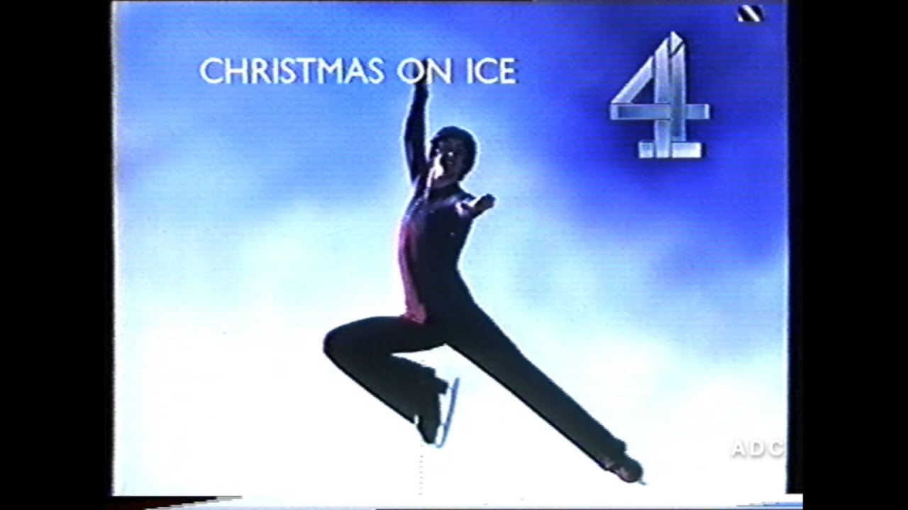 Channel 4 trailer, link, slides, adverts, announcers Ali Ballantyne & John Bissey 24th December 1985