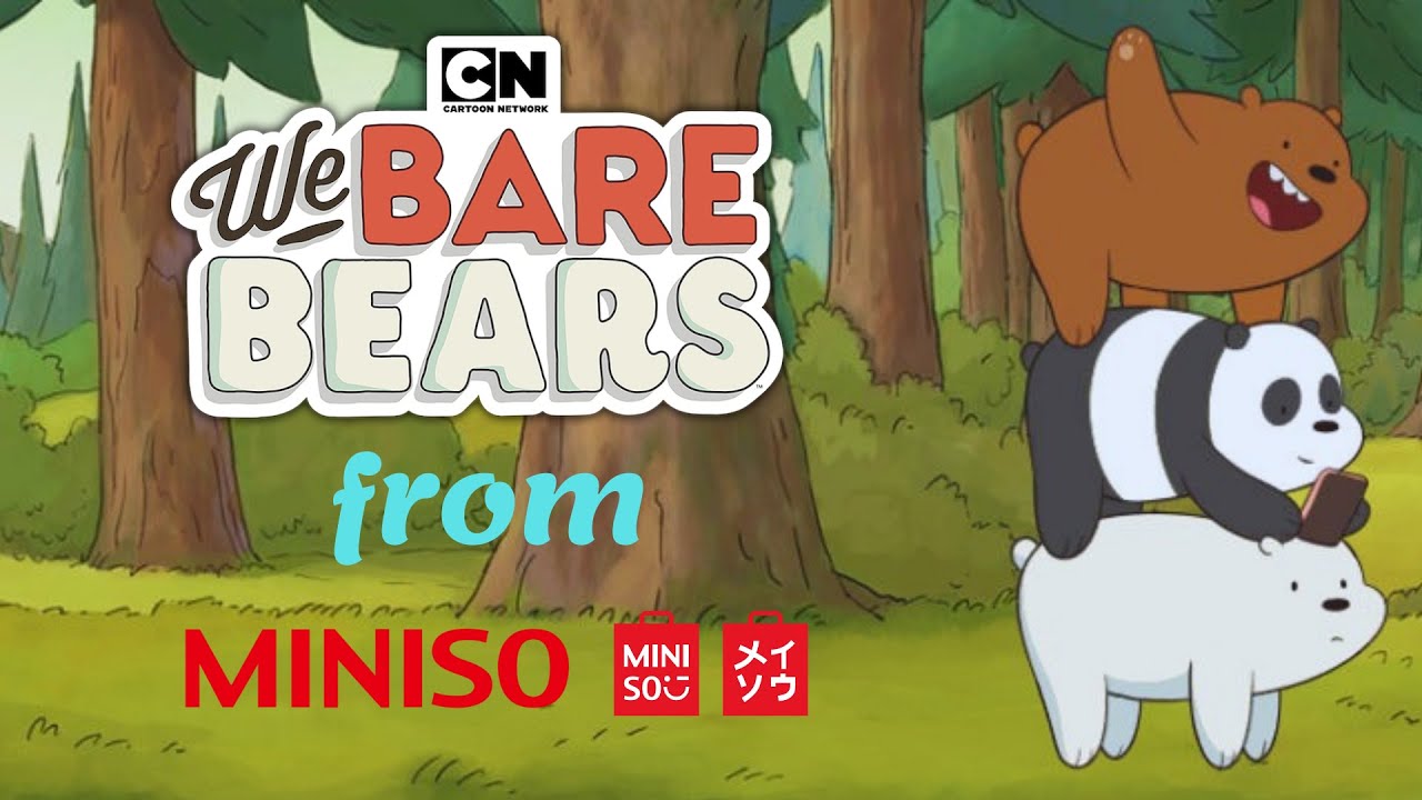 🌟 SHOPEE HAUL┃Miniso We Bare Bears 🧸 (1080p HD)