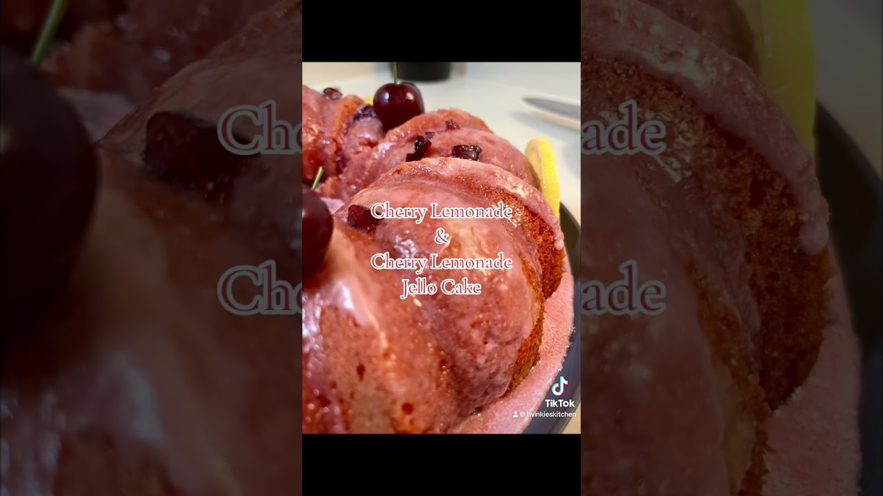 #cherrylemonade #cake #fyp #foryoupage #foryou #viral ##homemade #foodie #yummy #tasty #viralvideo