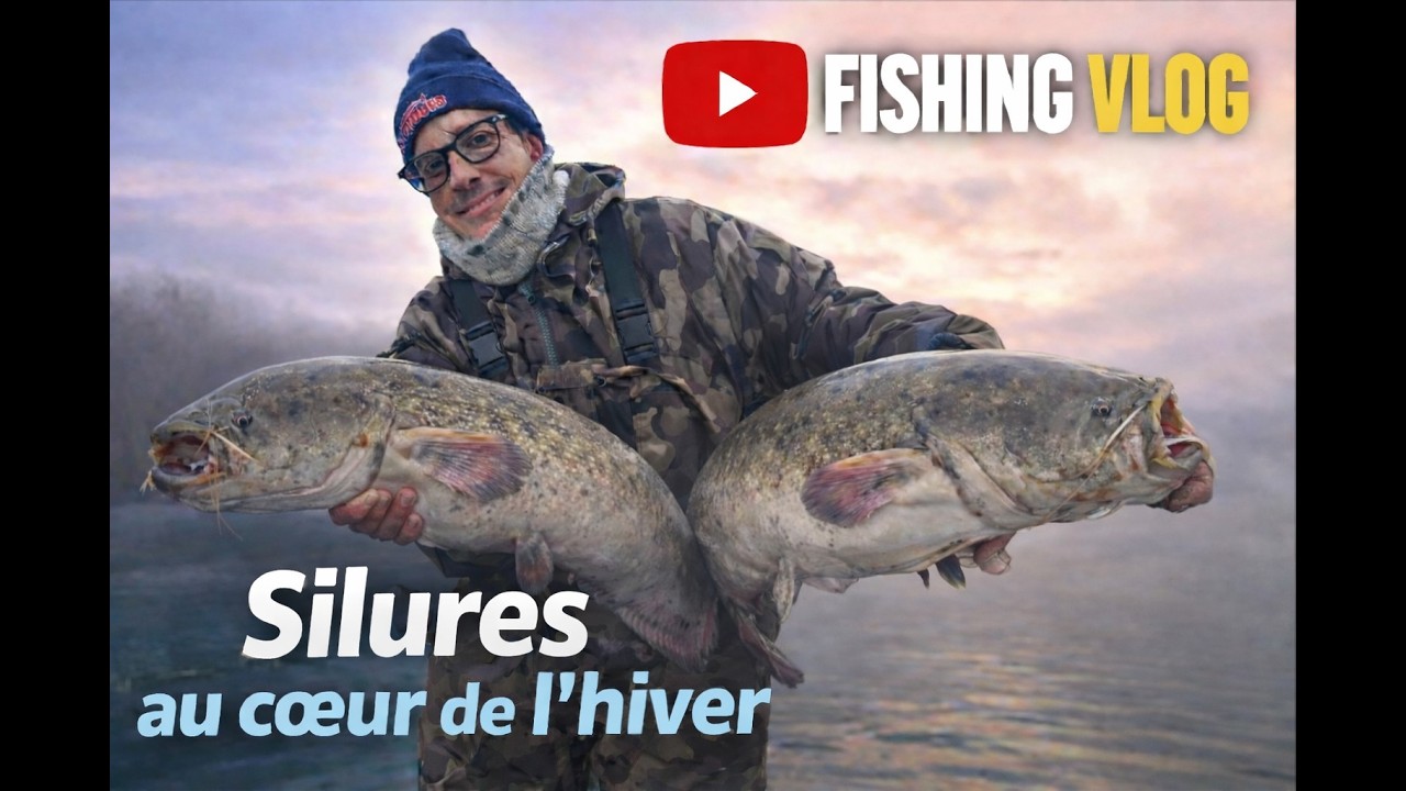 Silures au cœur de l'hiver