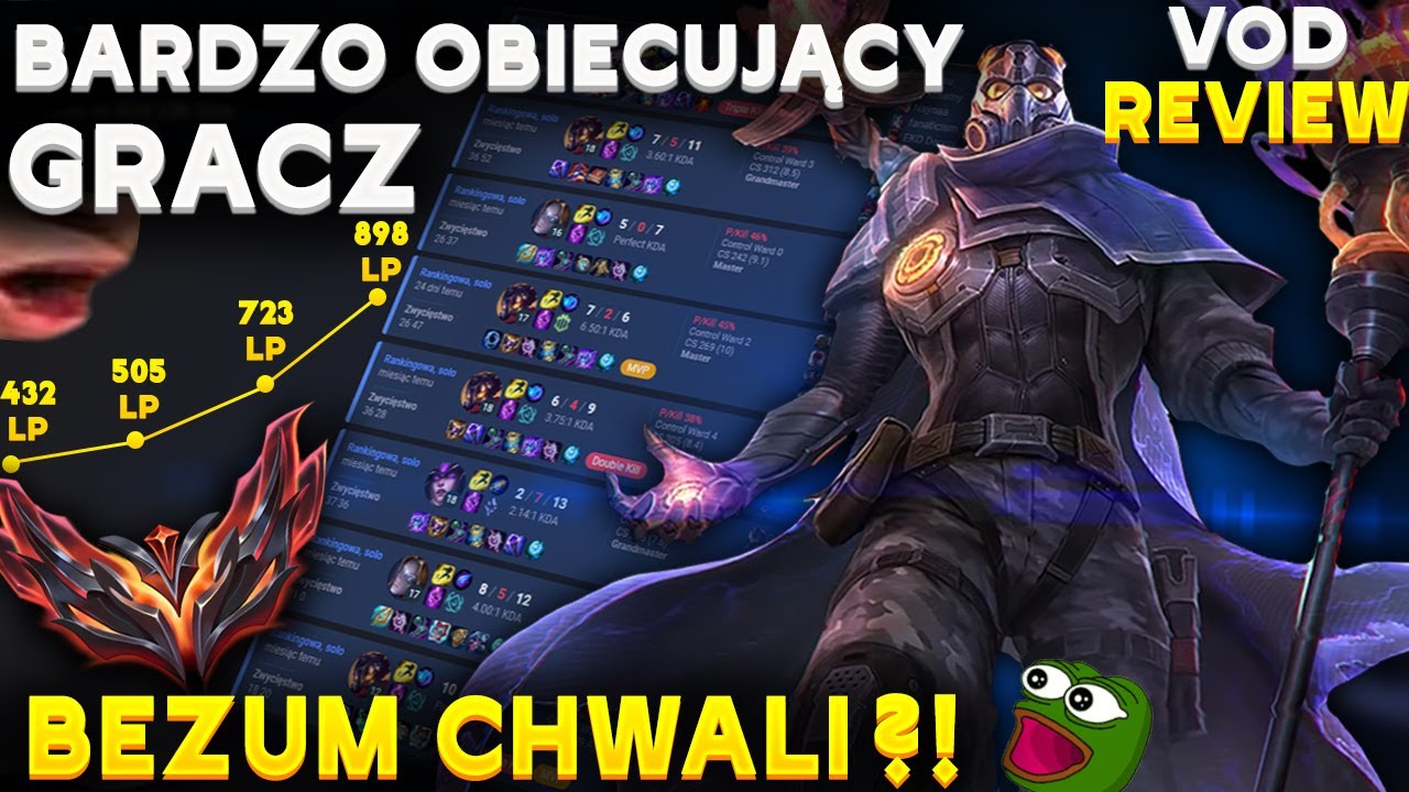 Bardzo obiecujący gracz! Rzadki okaz- VOD Review Viktor Grandmaster MID