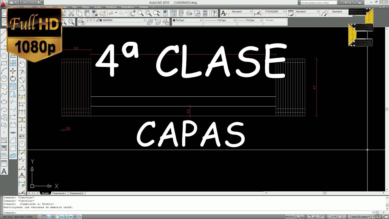 AUTOCAD PARA PRINCIPIANTES 4ª CLASE