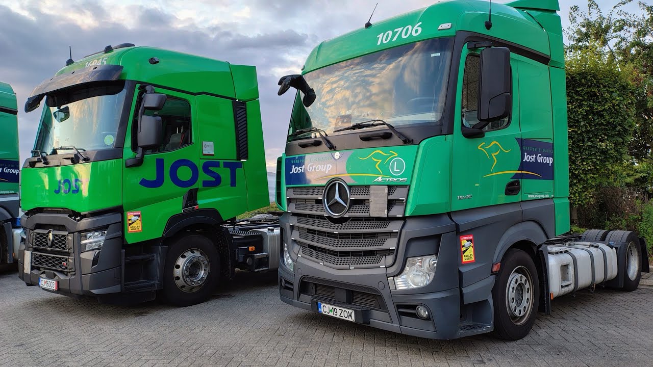 Prima zi la volan ca șofer începător pe camion