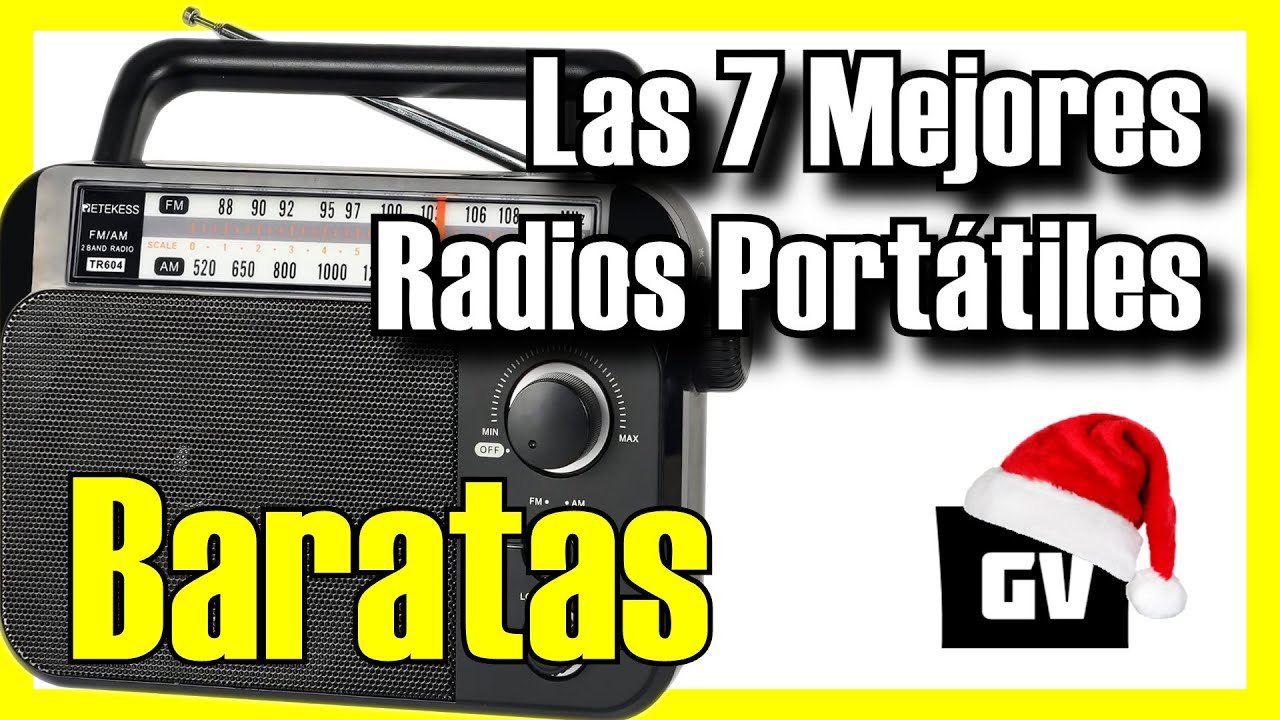 🔥📻 Las 7 MEJORES Radios Portátiles BARATOS de Amazon [2025]✅[Calidad/Precio] Pequeñas / Digitales