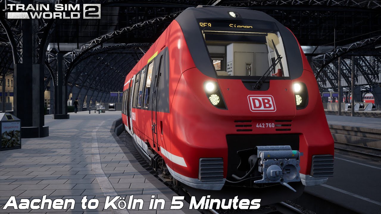 Aachen to Köln in 5 Minutes on a BR 442 Talent 2 Timelapse - Train Sim World 2