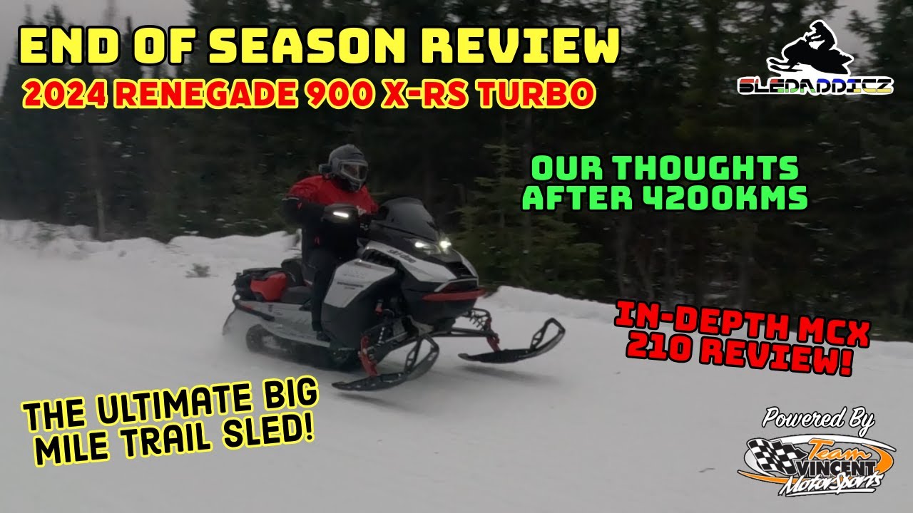 2024 Ski-Doo Renegade XRS 900R | End of Season Review | The Ultimate High HP Trail Touring Sled!