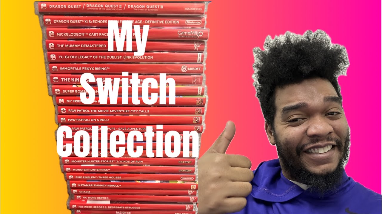 My Entire Switch Physical Copy Library