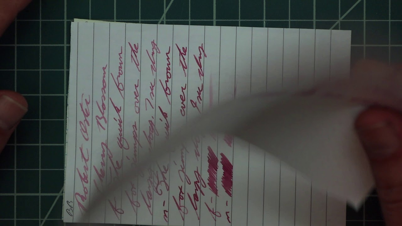 Robert Oster Cherry Blossom Fountain Pen Ink #fountainpenink #fountainpens