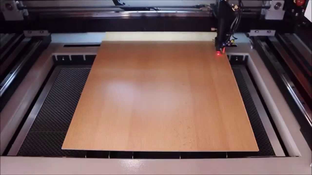 CO2-Lasermaschine: 3 mm MDF Schachtel - Gravieren und Schneiden mit dem Lasercutter tt-600