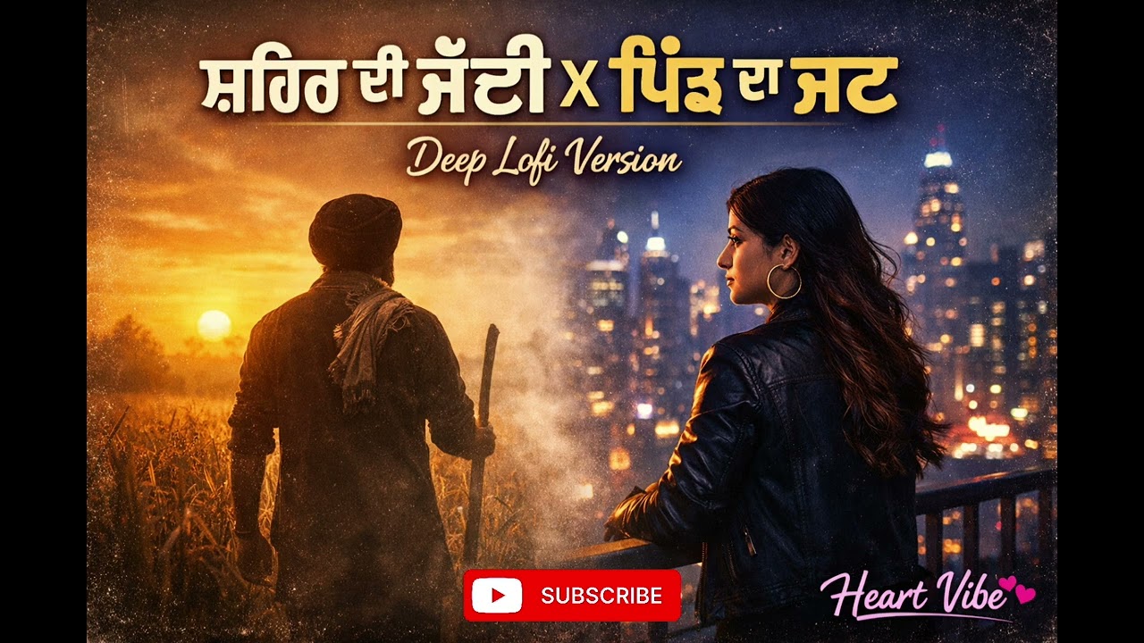 Shehar Di Jatti X Pind Da Jatt|Latest Punjabi Song 2026 | Heart vibe 💞 Desi Romantic Track