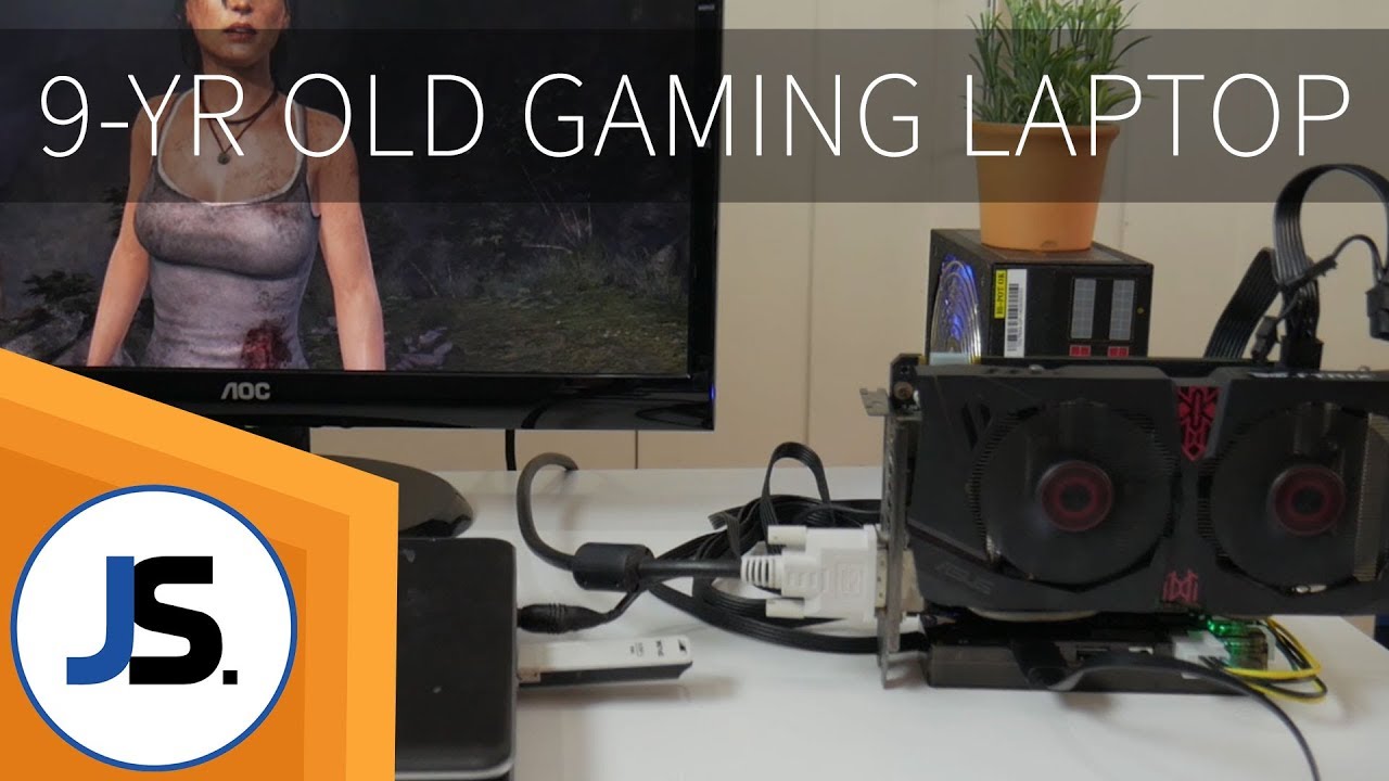 9 YEAR OLD GAMING LAPTOP! EXP GDC v8 Review (External GPU Dock)