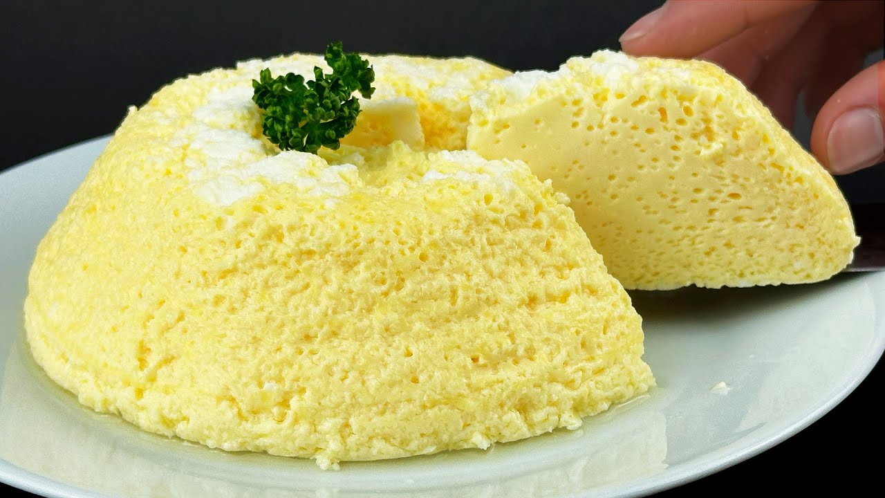 Always a fluffy omelet. No fat! No flour! Only 2 ingredients.