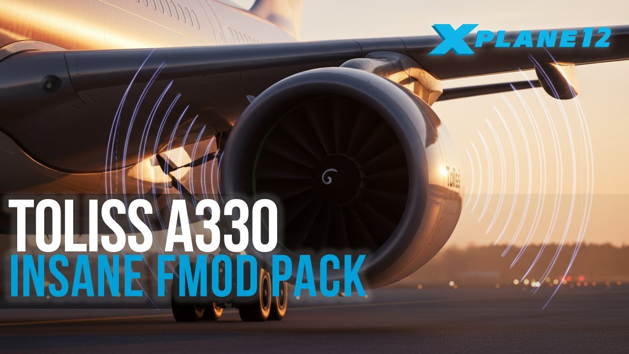 Toliss A330 Sounds INSANE with This New FMOD Pack!