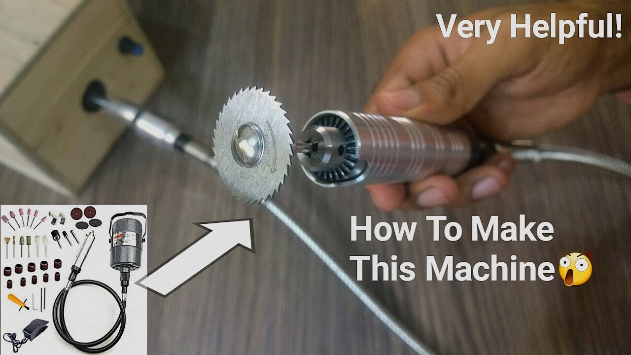 Making dremel/drill machine at home | Professional flexible shaft rotary tool diy | Art and Craft
