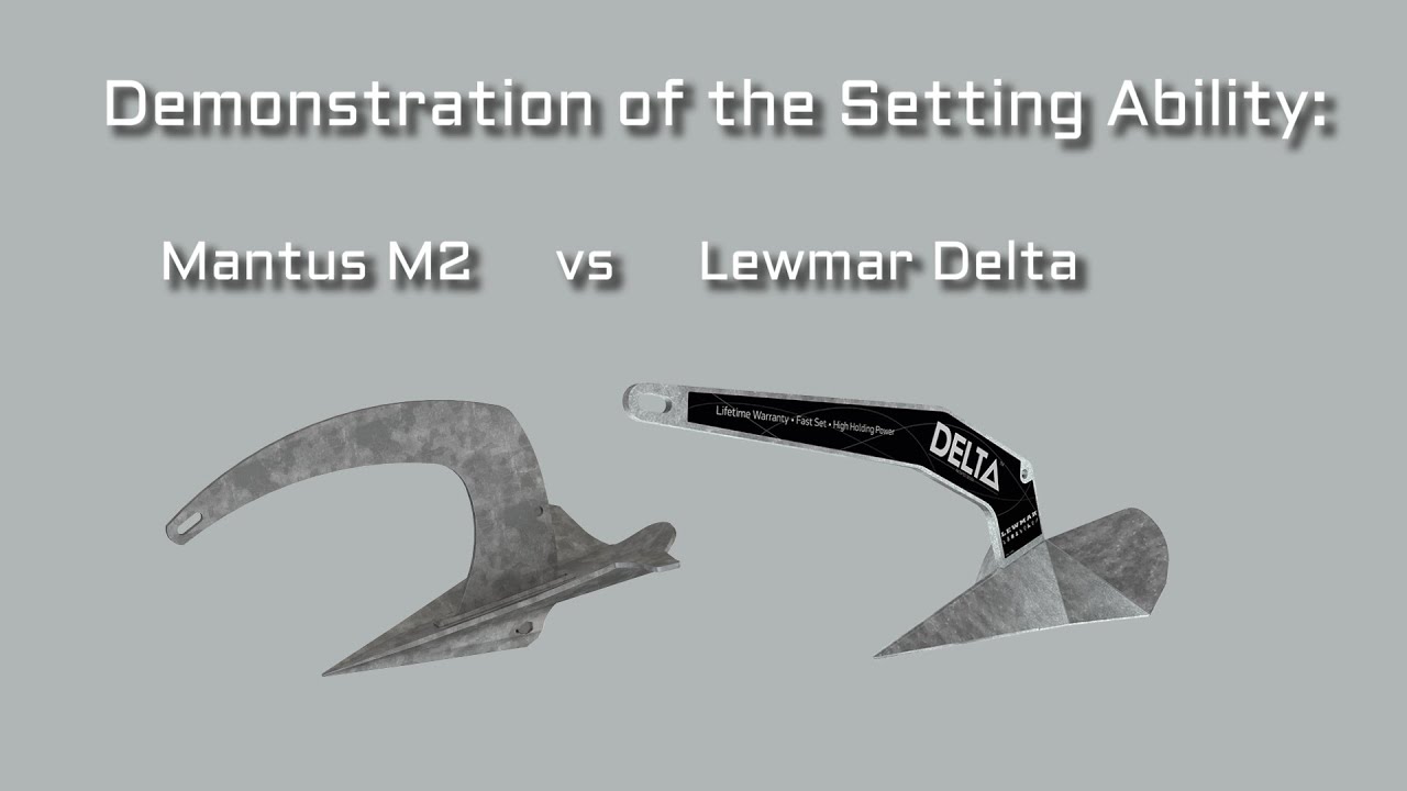 M2 Mantus Anchor vs Lewmar Delta Anchor