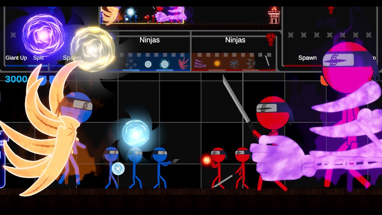 Stickman Giant Fight: Ninja Battle - Marble & Ragdoll Battle