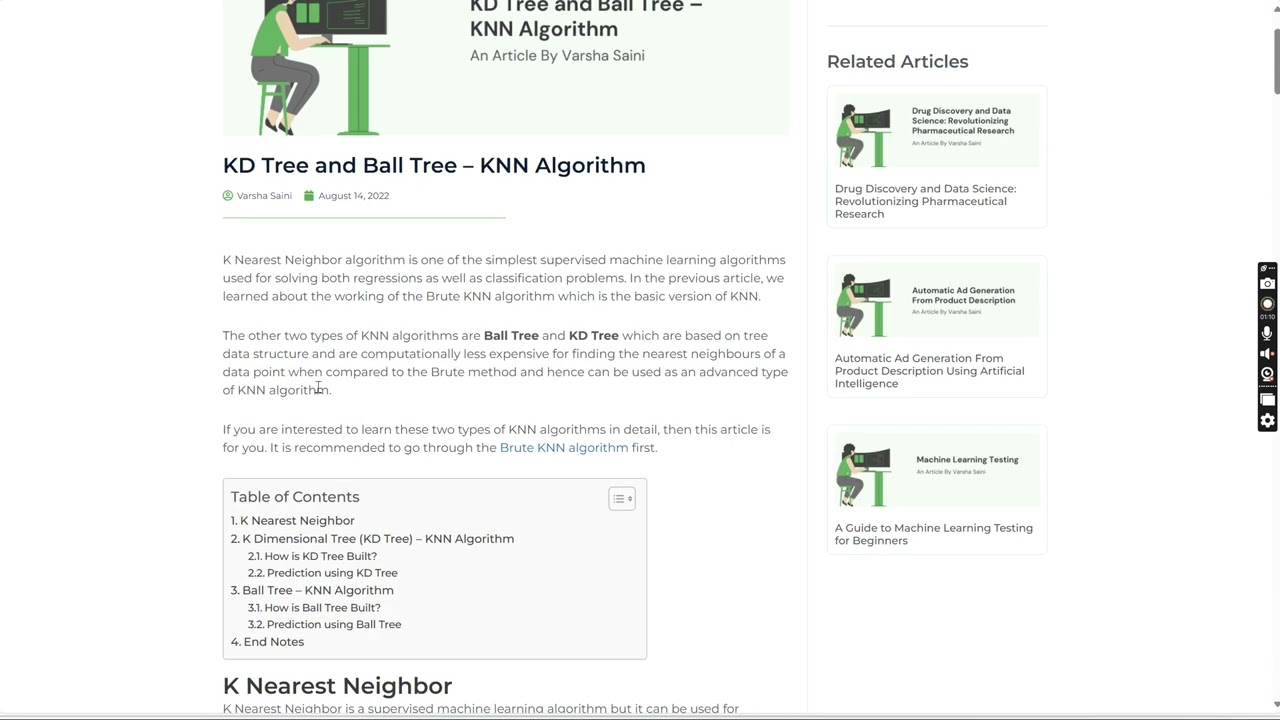 11 k-Nearest Neighbours Assumptions , KeyConcepts and Solvers