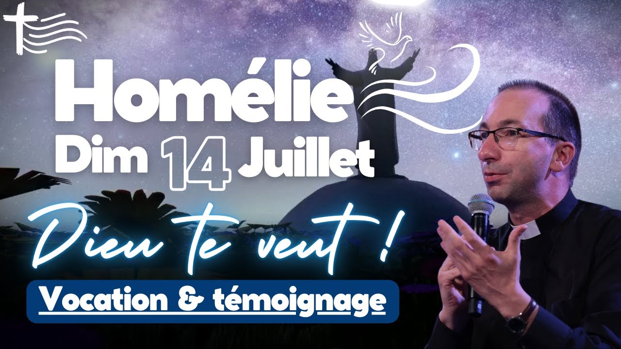 Dieu nous veut dans le témoignage ! Dimanche 14 juillet Commentaire de l'Evangile | Homélie