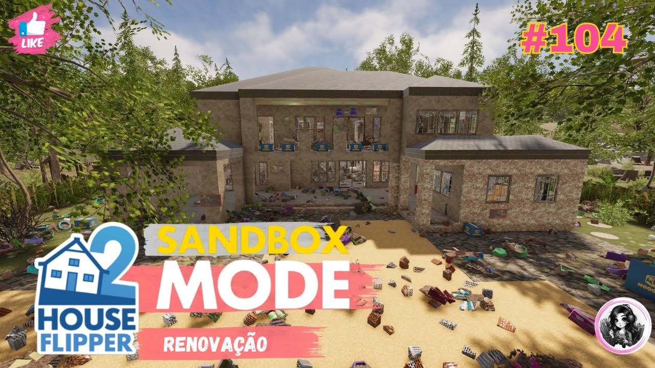 HOUSE FLIPPER 2 | Mansão Abandonada | Modo Sandbox (Job) | #104