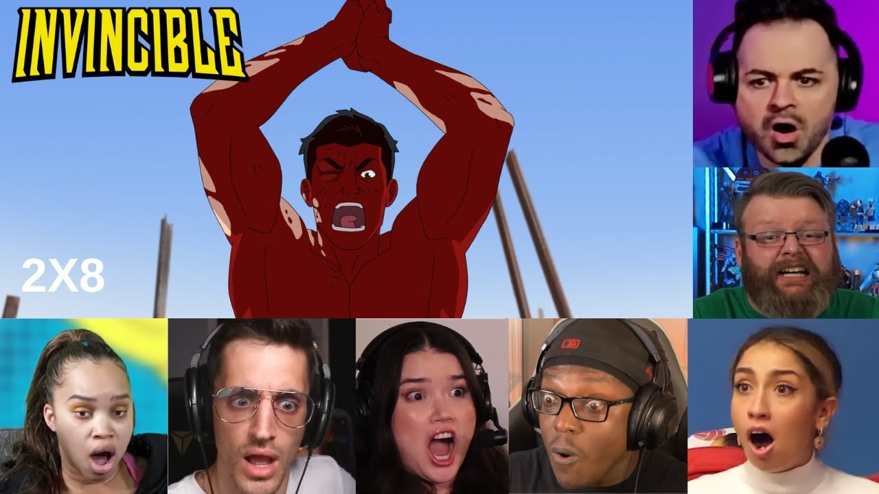 Reactors Reaction to the Mark Kills Angstrom Levy  | Invincible S2E8 (2023)