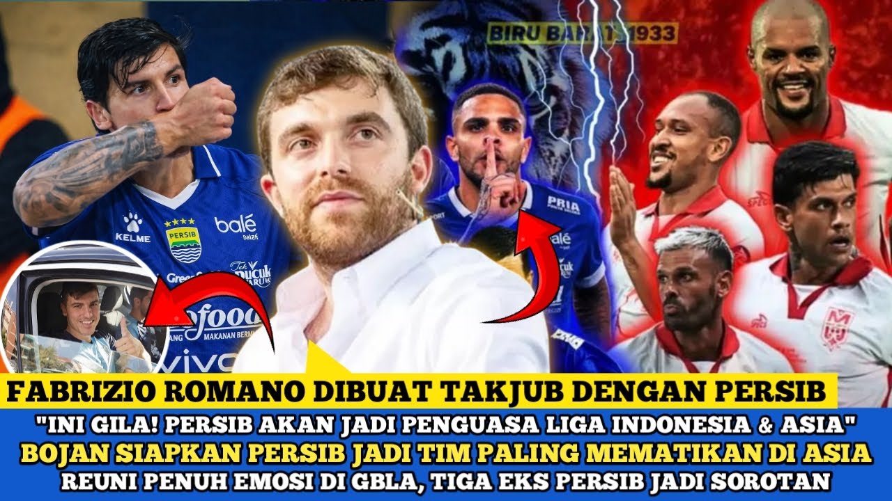 🔵 FABRIZIO ROMANO DIBUAT TAKJUB 😱 LAYVIN KURZAWA & SERGIO CASTEL 🔥 PERSIB JADI TIM PALING MEMATIKAN❗