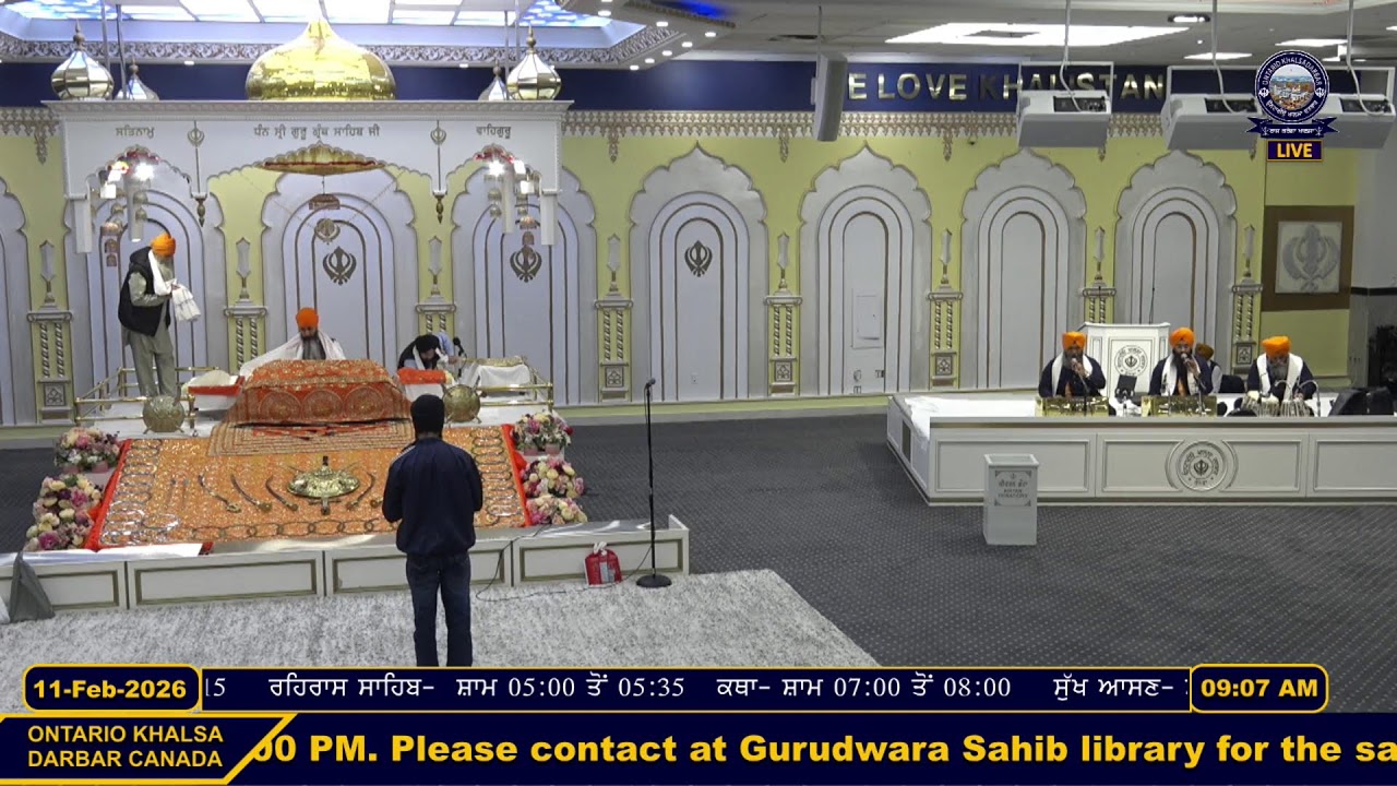 Live From Gurudwara Ontario Khalsa Darbar